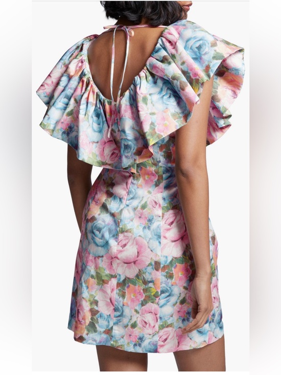 & Other Stories Dresses & Skirts - & Other Stories One-Shoulder Floral Dress in Pink, Blue & Green